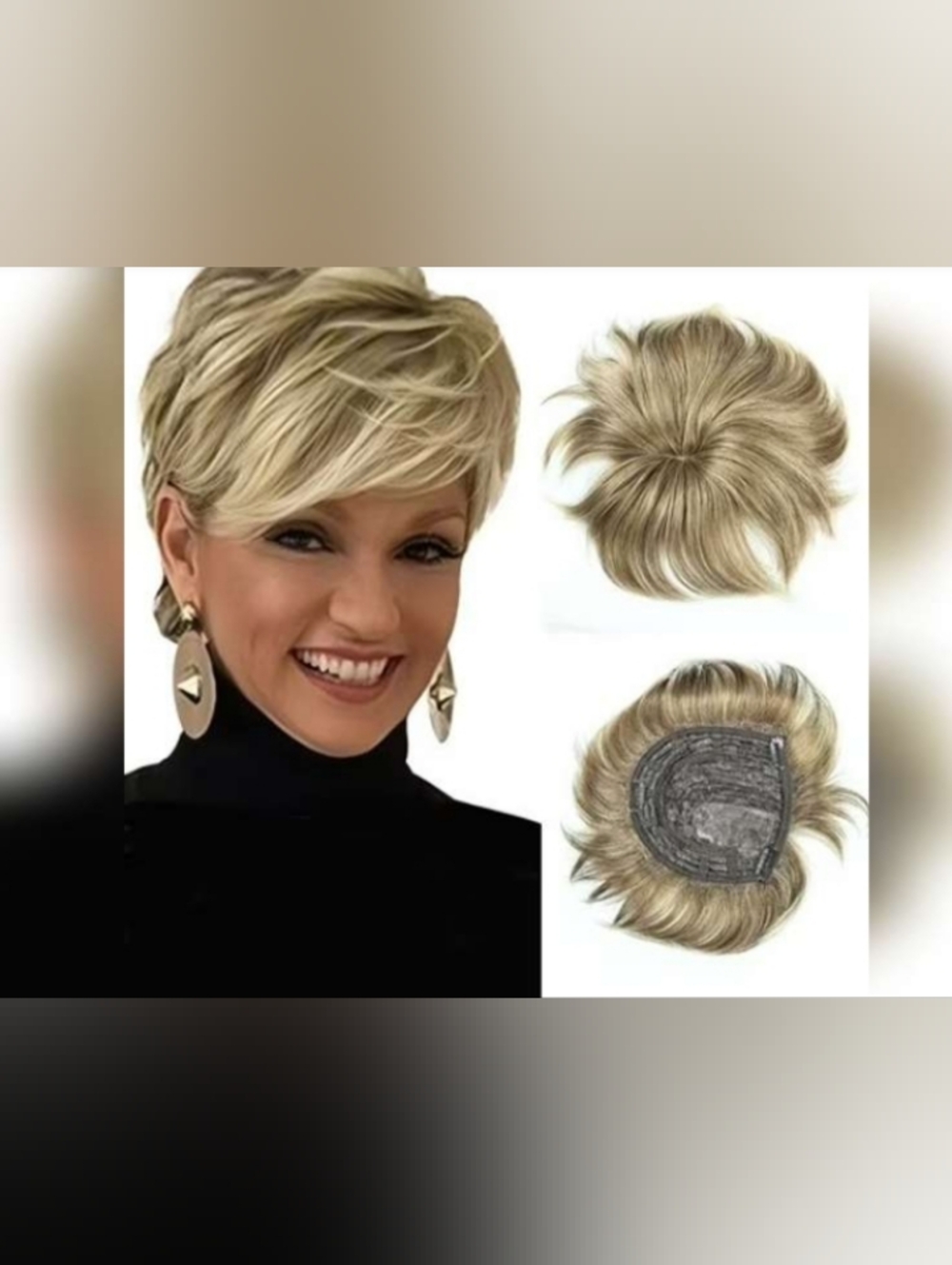 QUEENTAS Hair Topper for Women with Thinning Hair Pieces 6.5"*6"Large Coverage